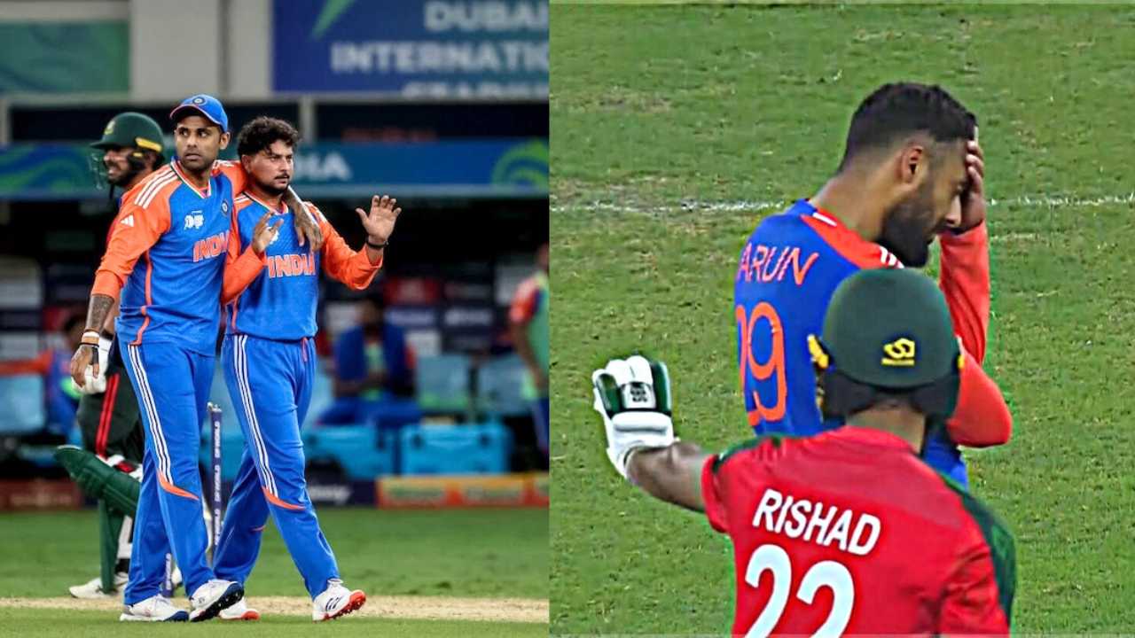 Varun Chakaravarthy catch drop by Indian cricketers Asia cup