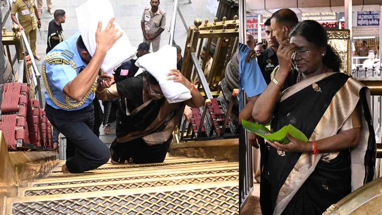 Droupadi Murmu at Sabarimala