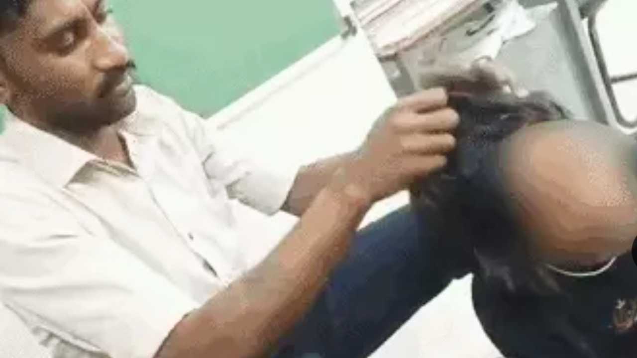 Gujrat Rajkot police station a Youth harassment Viral Video