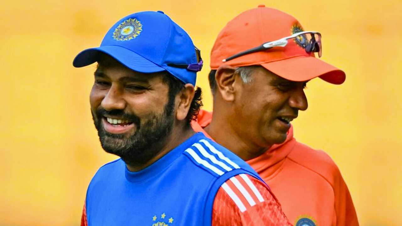 Rohit Sharma On Rahul Dravid regarding Champions Trophy Winning