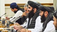 Women journalists not allowed Taliban Minister Press Conference