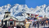 snowfall in kedarnath
