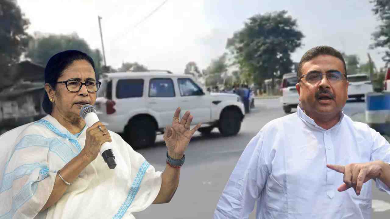 suvendu on mamata's convoy
