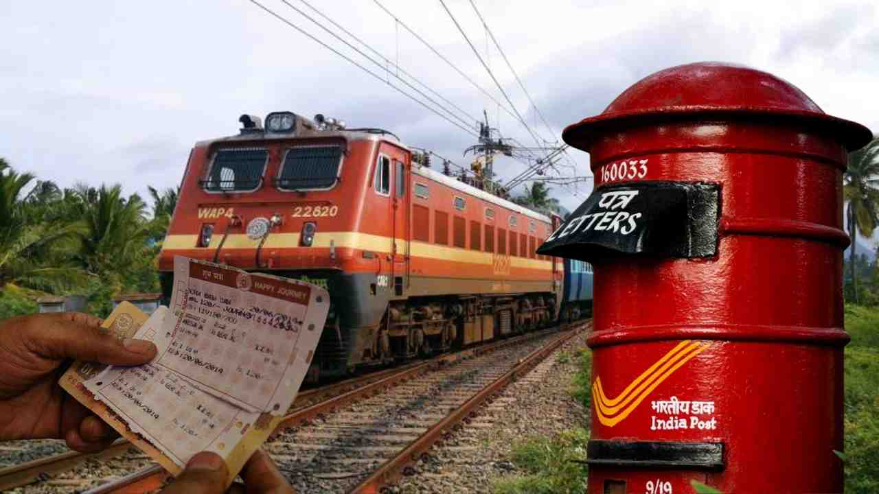 train ticket via post office