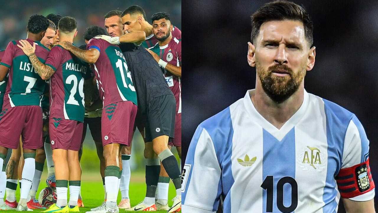 Lionel Messi India Tour Match Mohun Bagan will face Diamond Harbour FC instead of East Bengal