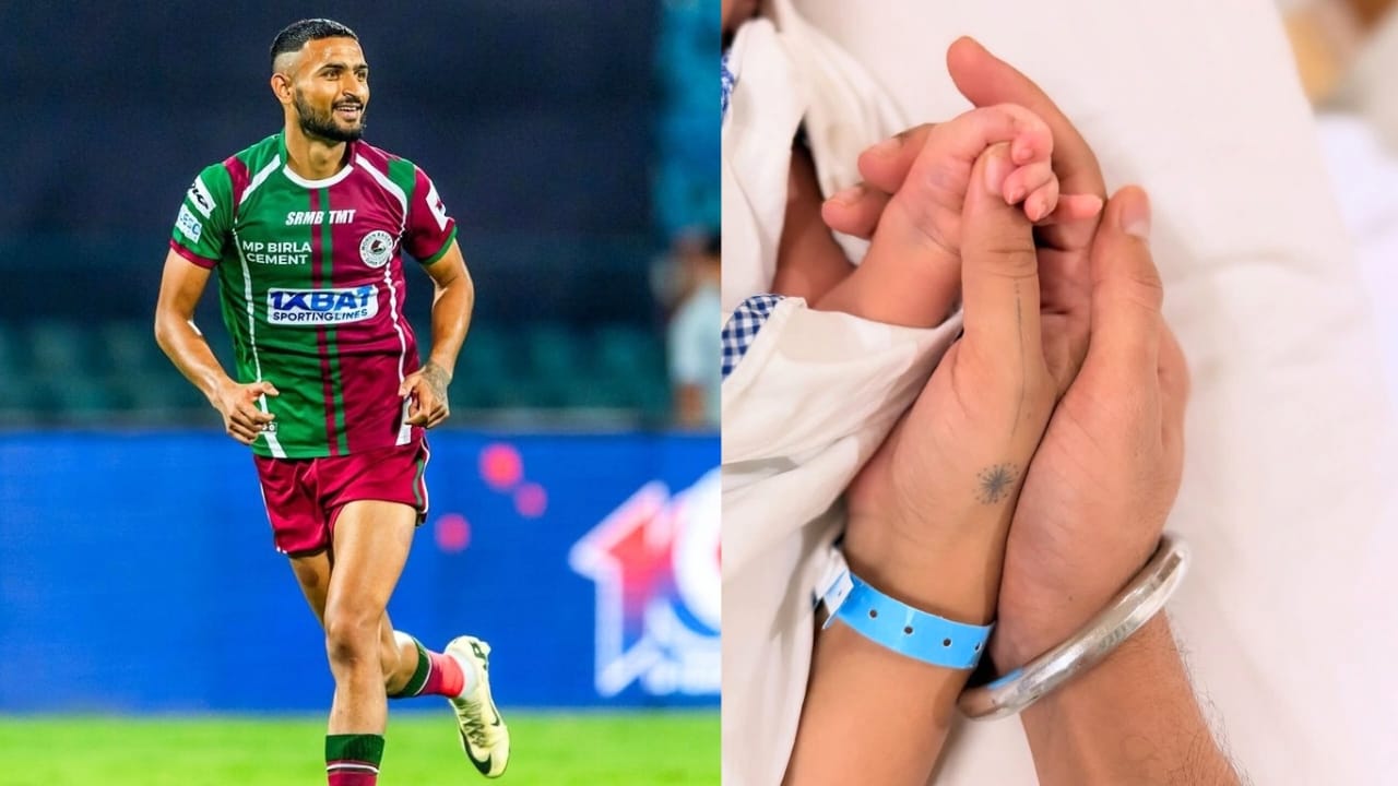 Mohun Bagan Footballer Becomes Father manvir Singh