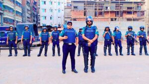 Police Drill In Bangladesh for fears of unrest in Dhaka