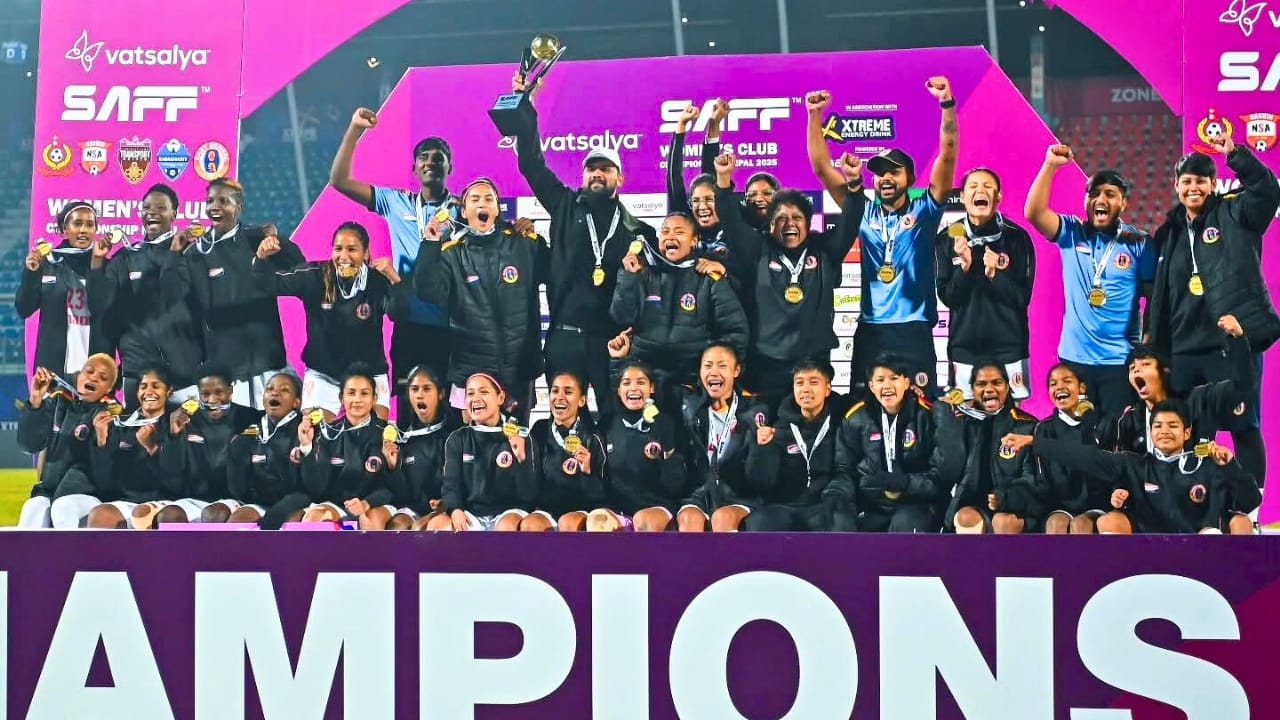 East Bengal FC Saff women's club Championship Prize Money