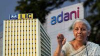 adani group LIC nirmala sitharaman