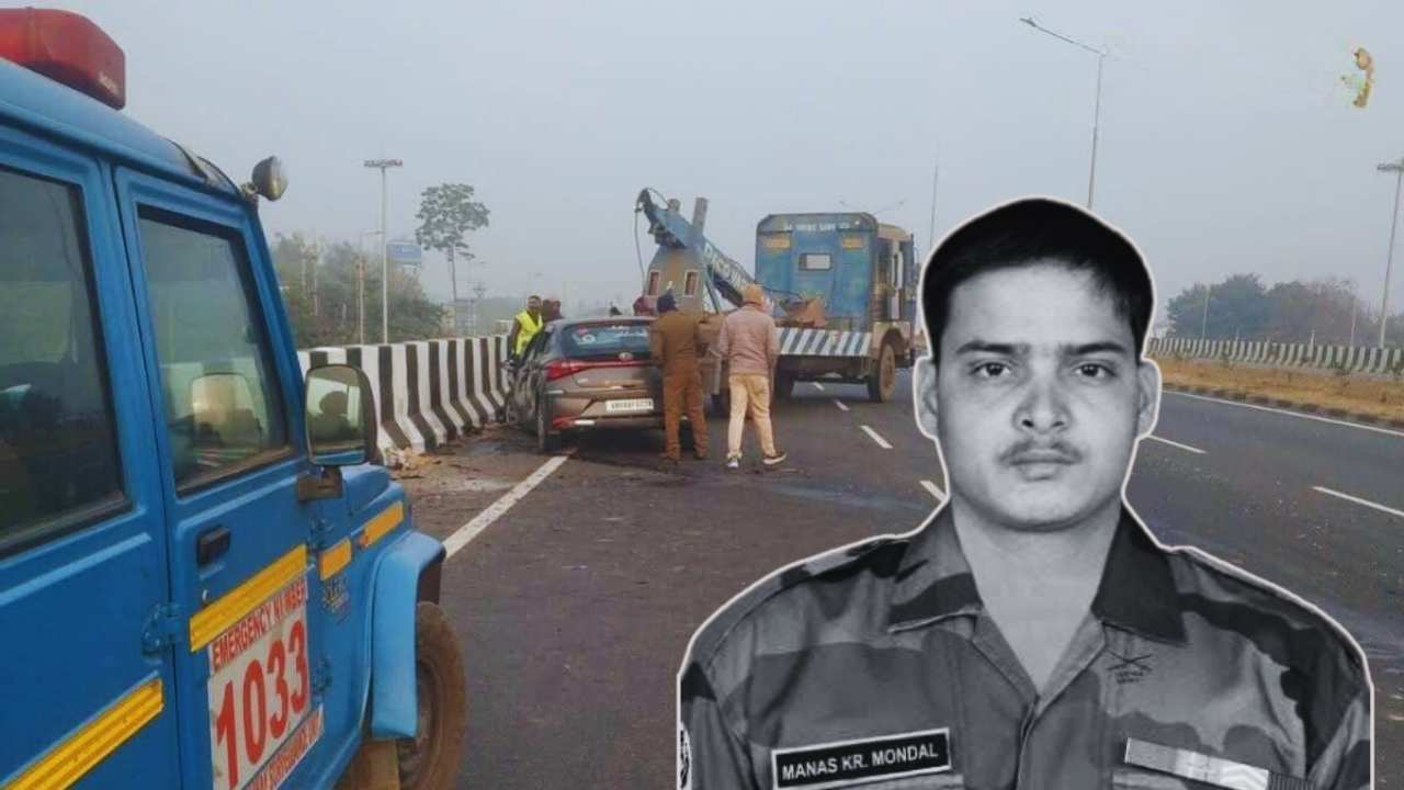 Army Died In Road Accident