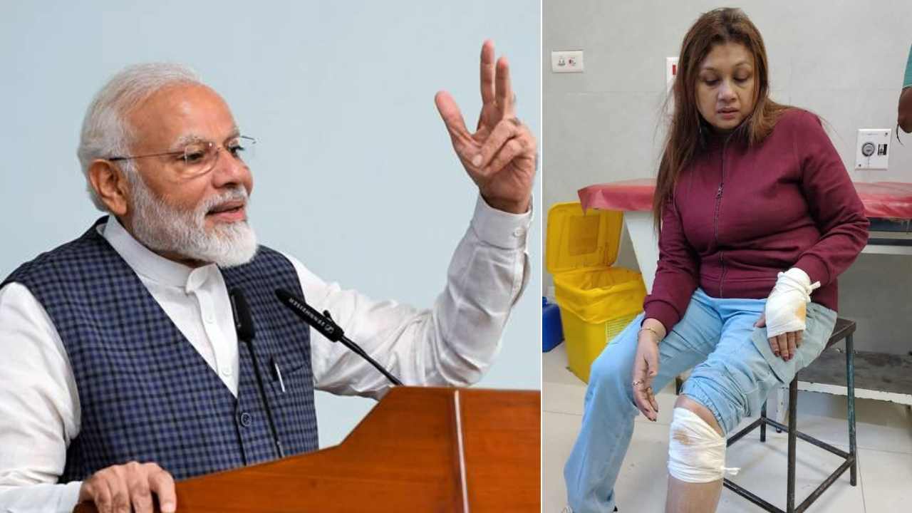 Narendra Modi on Beldanga Incident