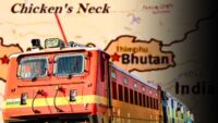 Indian Railways On Chicken's Neck India Bhutan rail connection