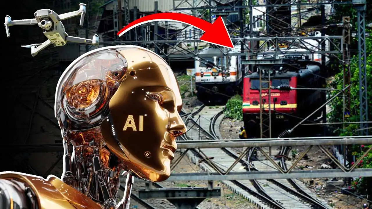 Indian Railways Drone and AI system to prevent Accident