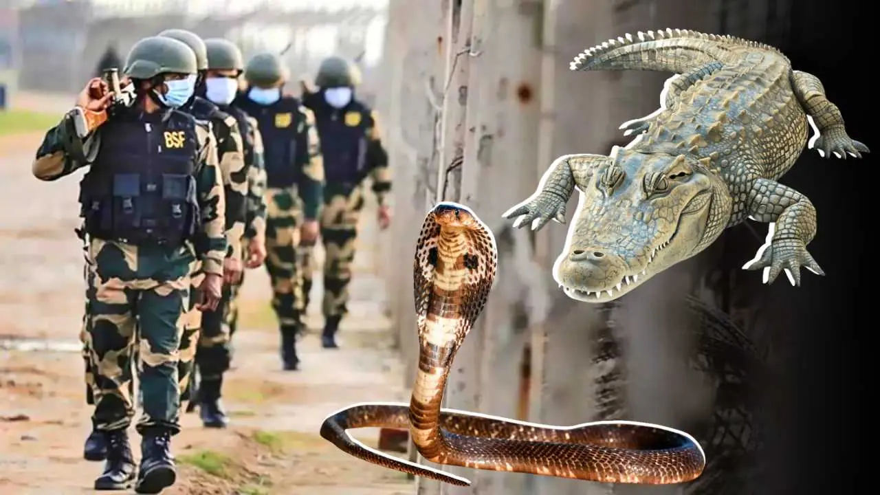 Snake and crocodile as barrier big plan on India-Bangladesh Border
