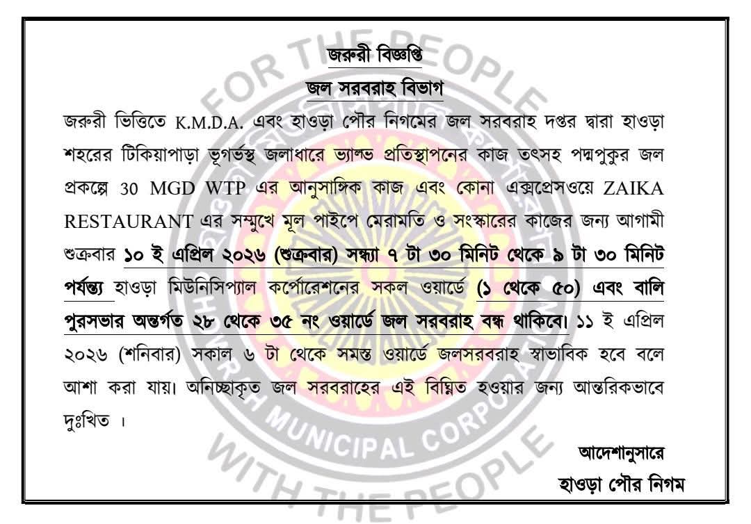 Howrah Water Supply