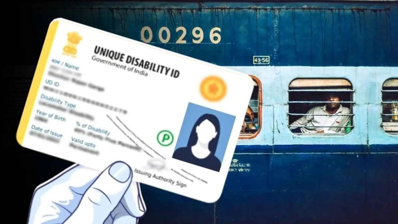 Indian Railways On UDID cards