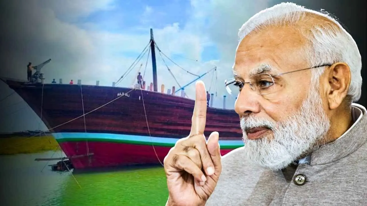 Drone Attack On Indian Ship at coast of Oman