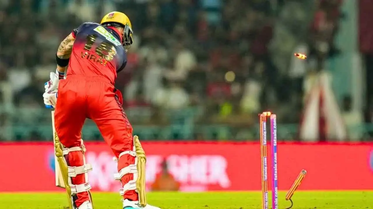 Virat Kohli out at zero run big Shameful Record