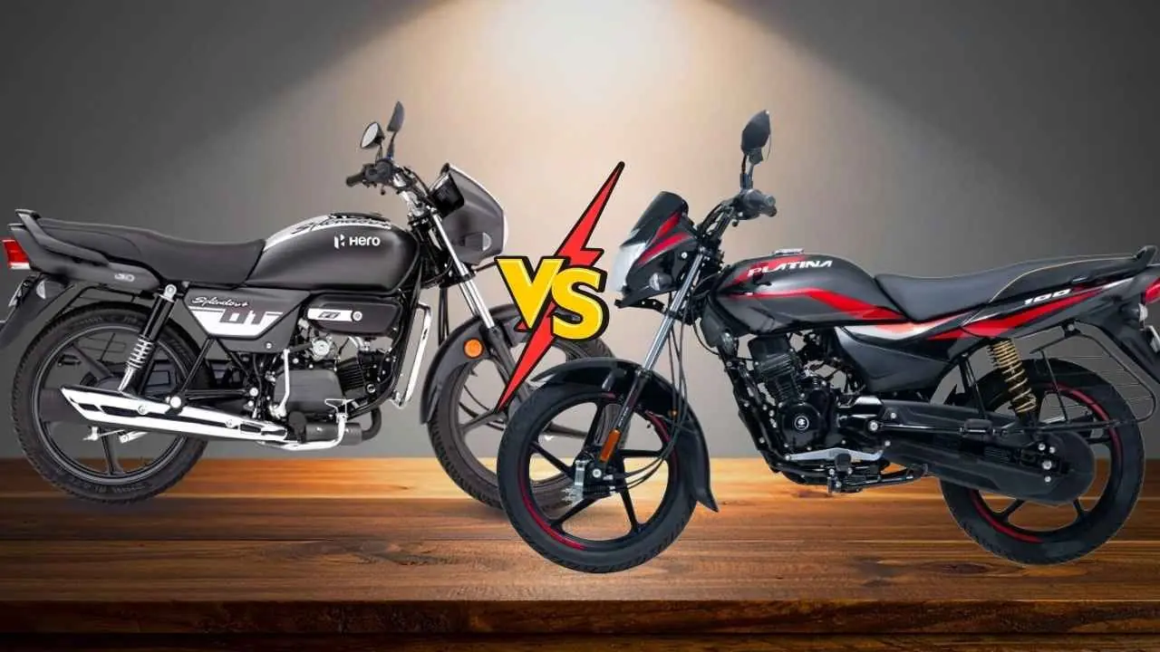 Bajaj Platina 100 Vs Hero Splendor Plus
