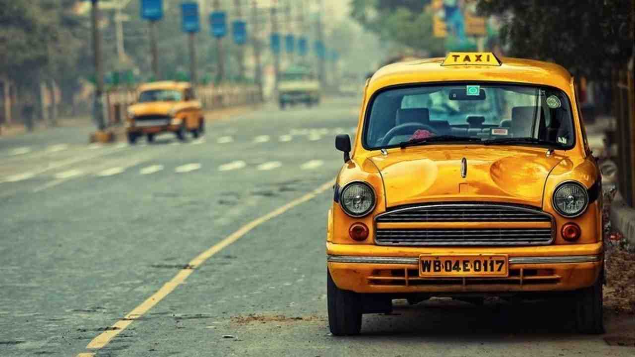 yellow taxi kolkata