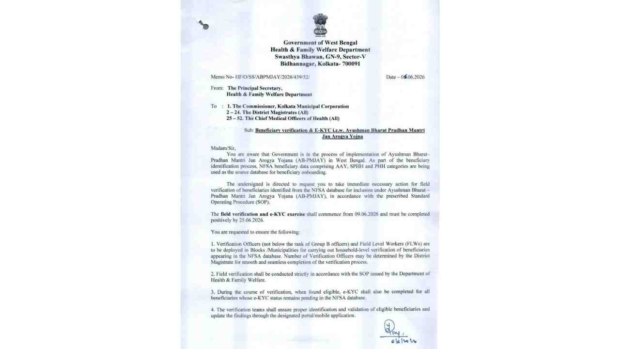 Ayushman Bharat Notice