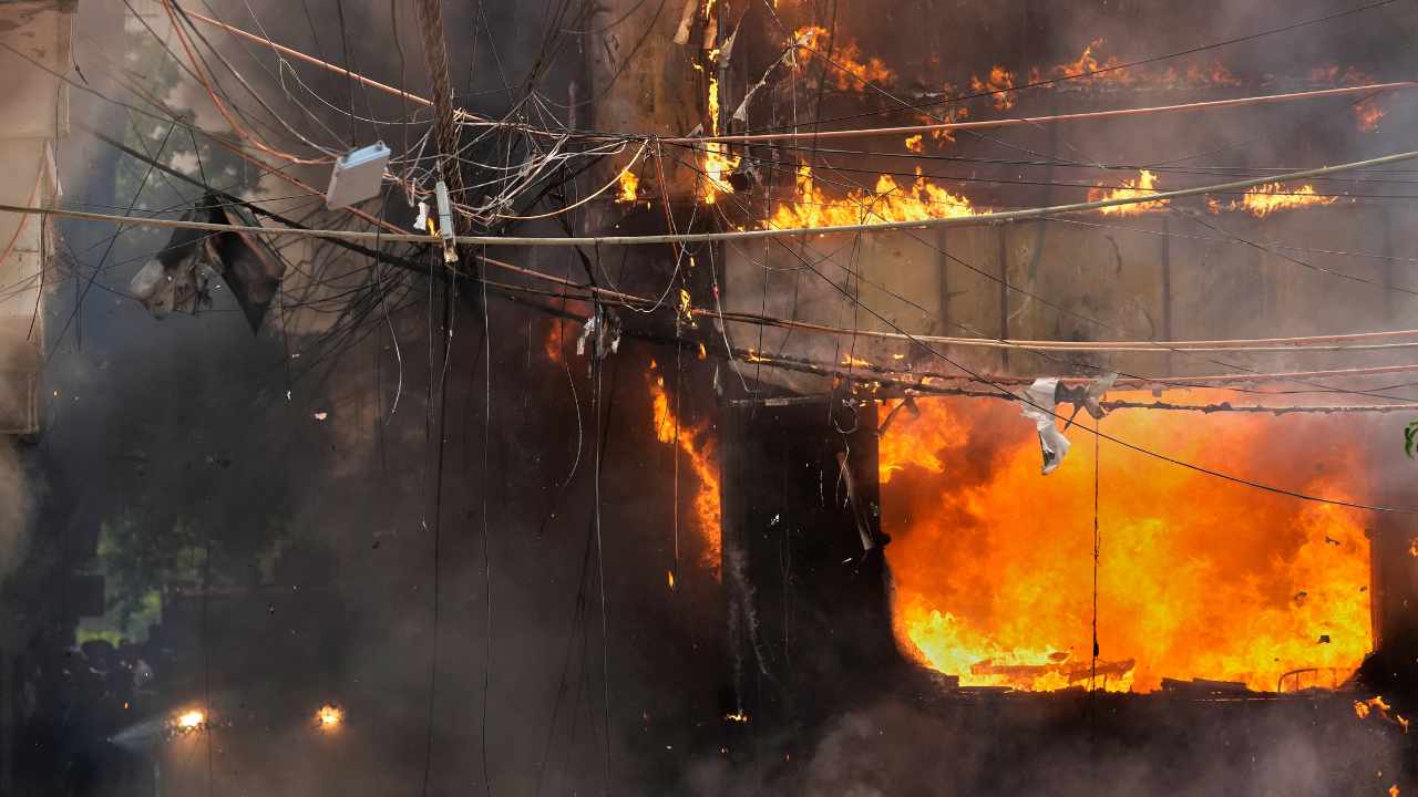 Delhi Hotel Fire