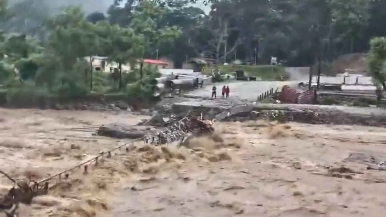 Dudhia Bridge Collapsed