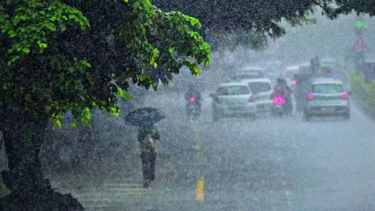 Rain Belt Over India