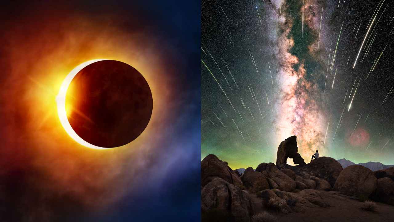 Total Solar Eclipse and Meteor Shower