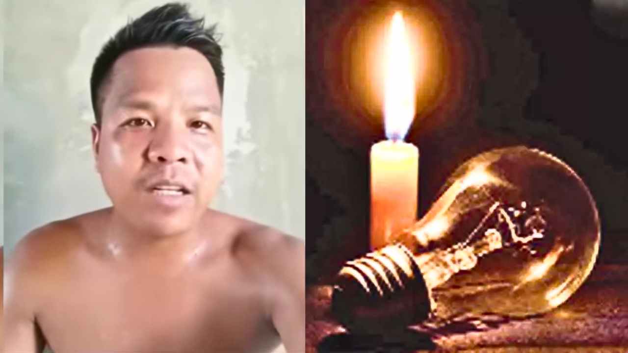 Viral Video on Power Cut Tripura