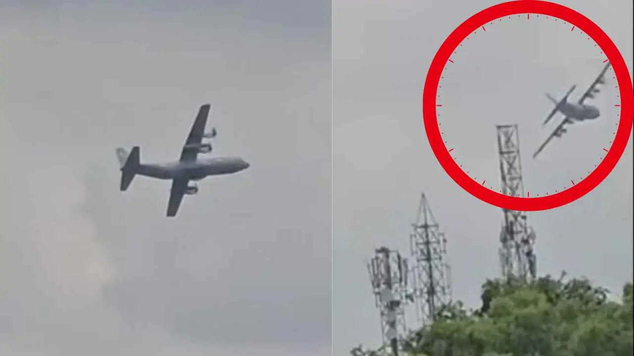 অল্পের জন্য রক্ষা! বীরভূমে টাওয়ারের কান ঘেঁষে উড়ে গেল বিমান, দেখুন সেই ভিডিও