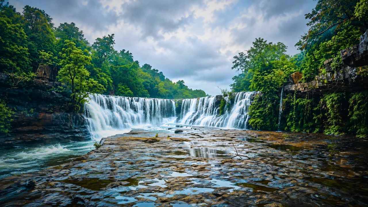 অভয়ারণ্যের মধ্যে লুকিয়ে অপরূপ ঝর্না, বর্ষায় ঘুরে আসুন ওড়িশার চাউলধুয়া জলপ্রপাত