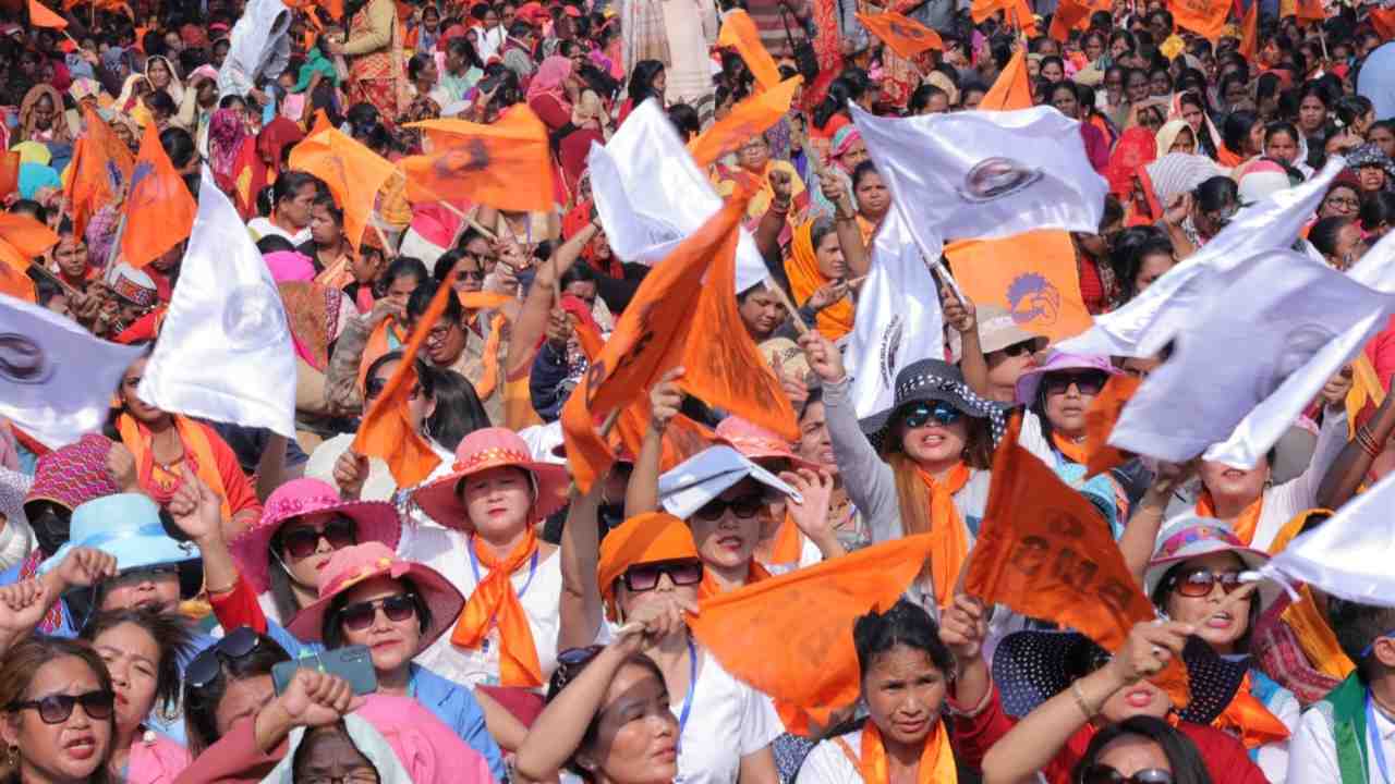 Protest for Pension Hike