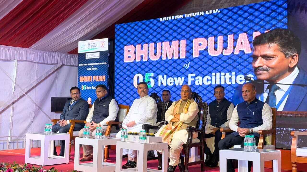 Rajnath Singh At Kolkata