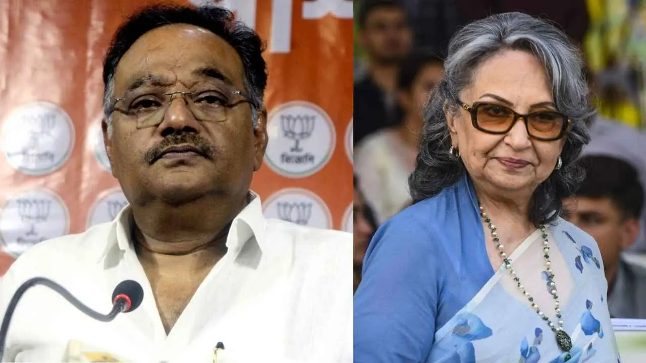 ‘নিজের নাতির নাম রেখেছেন তৈমুর’ বন্দে মাতরম প্রসঙ্গে শর্মিলাকে আক্রমণ শমীকের