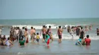 Sea Bathing at Digha