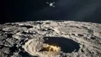 SpaceX Rocket Debris On Moon