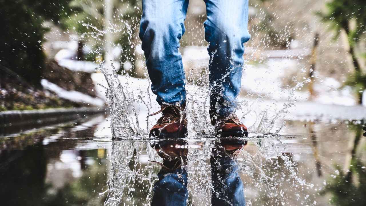 Wet Shoes In Monsoon