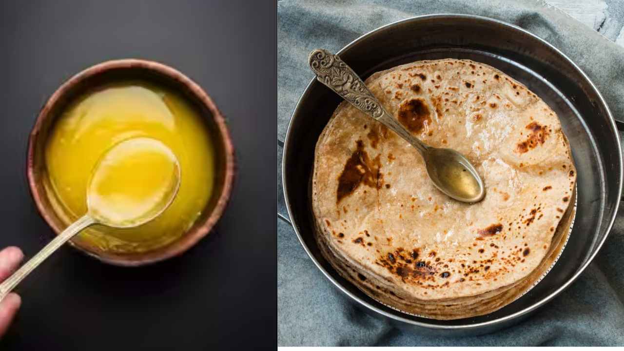 Ghee Greased Roti