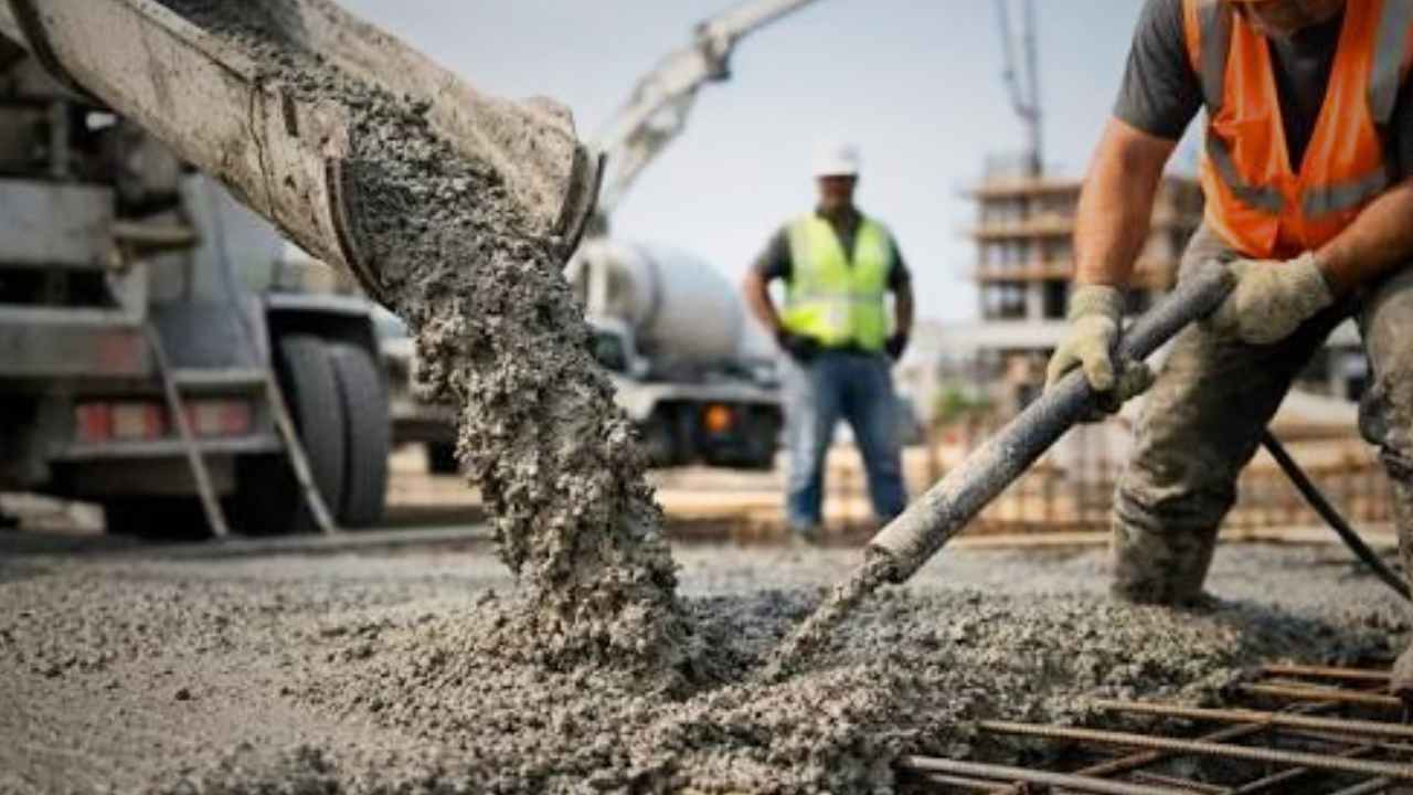Human Waste in Concrete