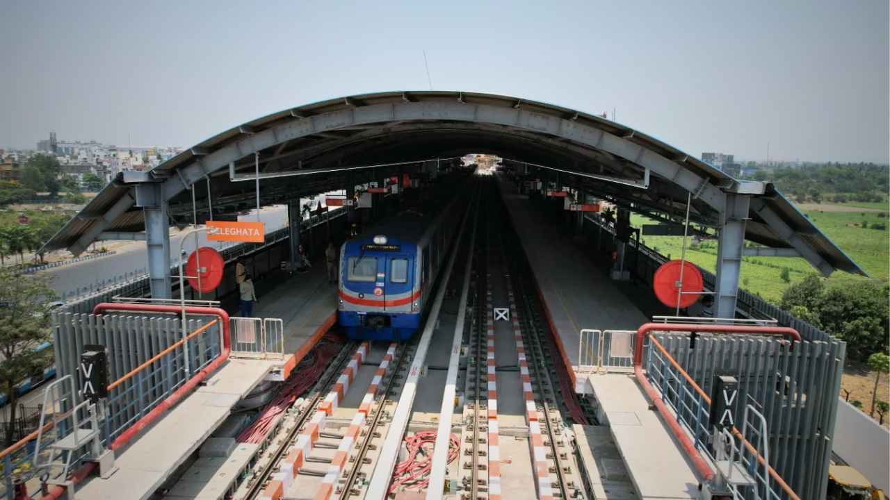 Kolkata Metro Orange Line Trial Run