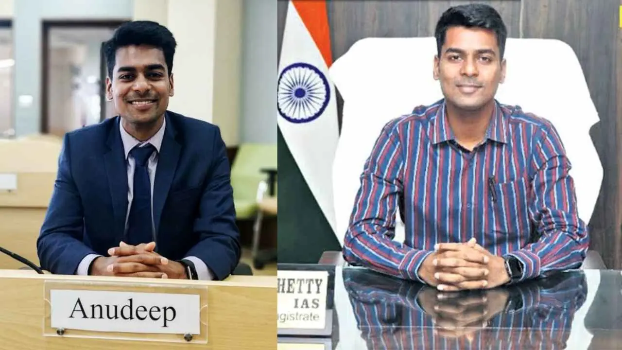 UPSC Success Story of IAS Anudeep Durishetty
