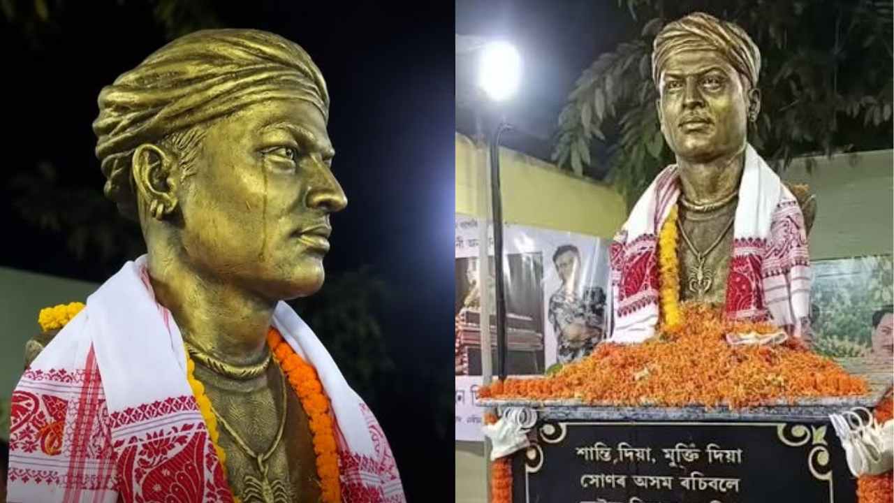 Zubeen Garg’s statue