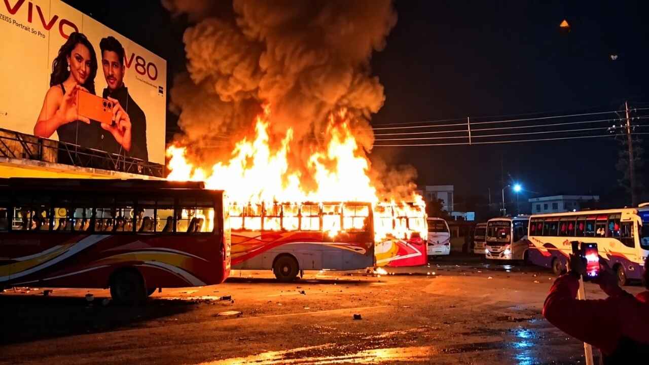 Fire At Midnapore