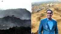 IAS officer Ashish Singh Clear Trash Mountain