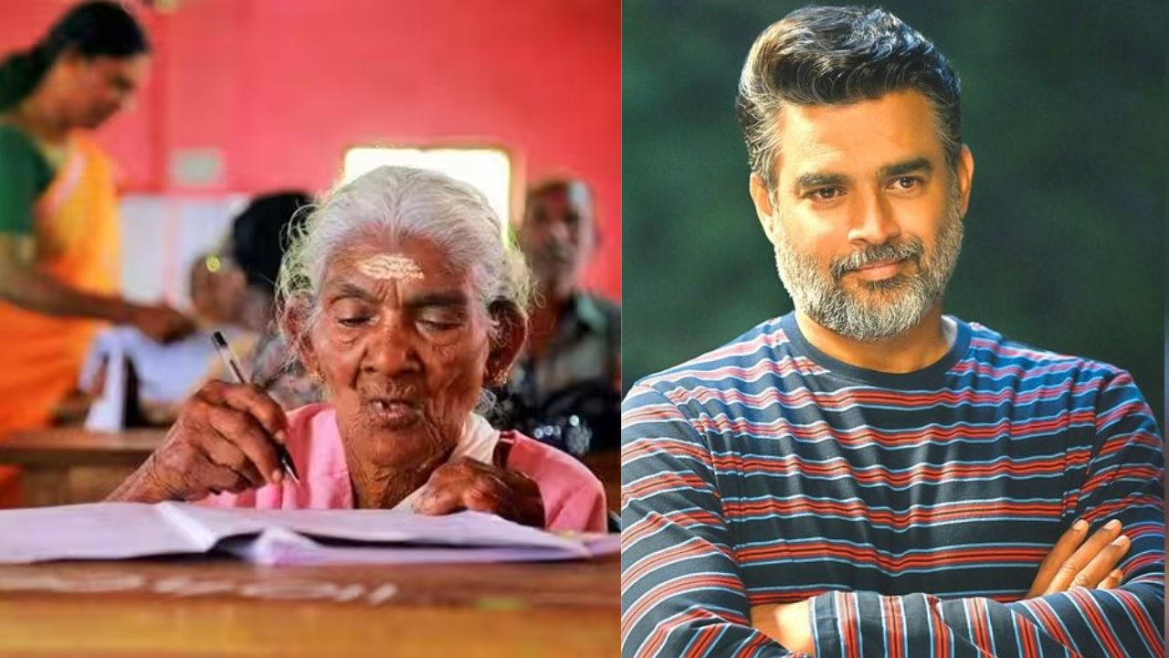 Karthayani Amma scores 98 in literacy test inspiring R Madhavan