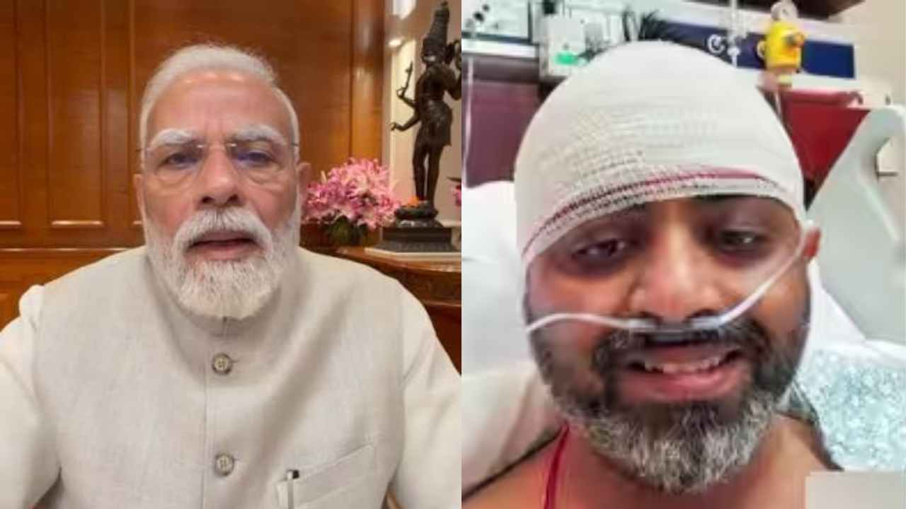 Prime Minister Speaks with Captain Smit Machchhar
