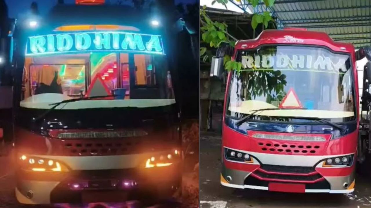 RIDDHIMA Paribahan Haldia Mayapur Bus