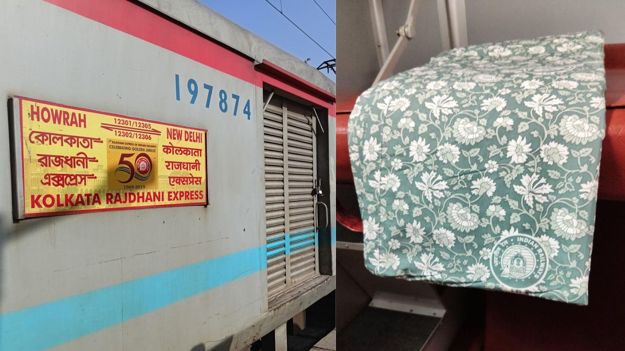 Rajdhani Express to Offer Floral Comforters