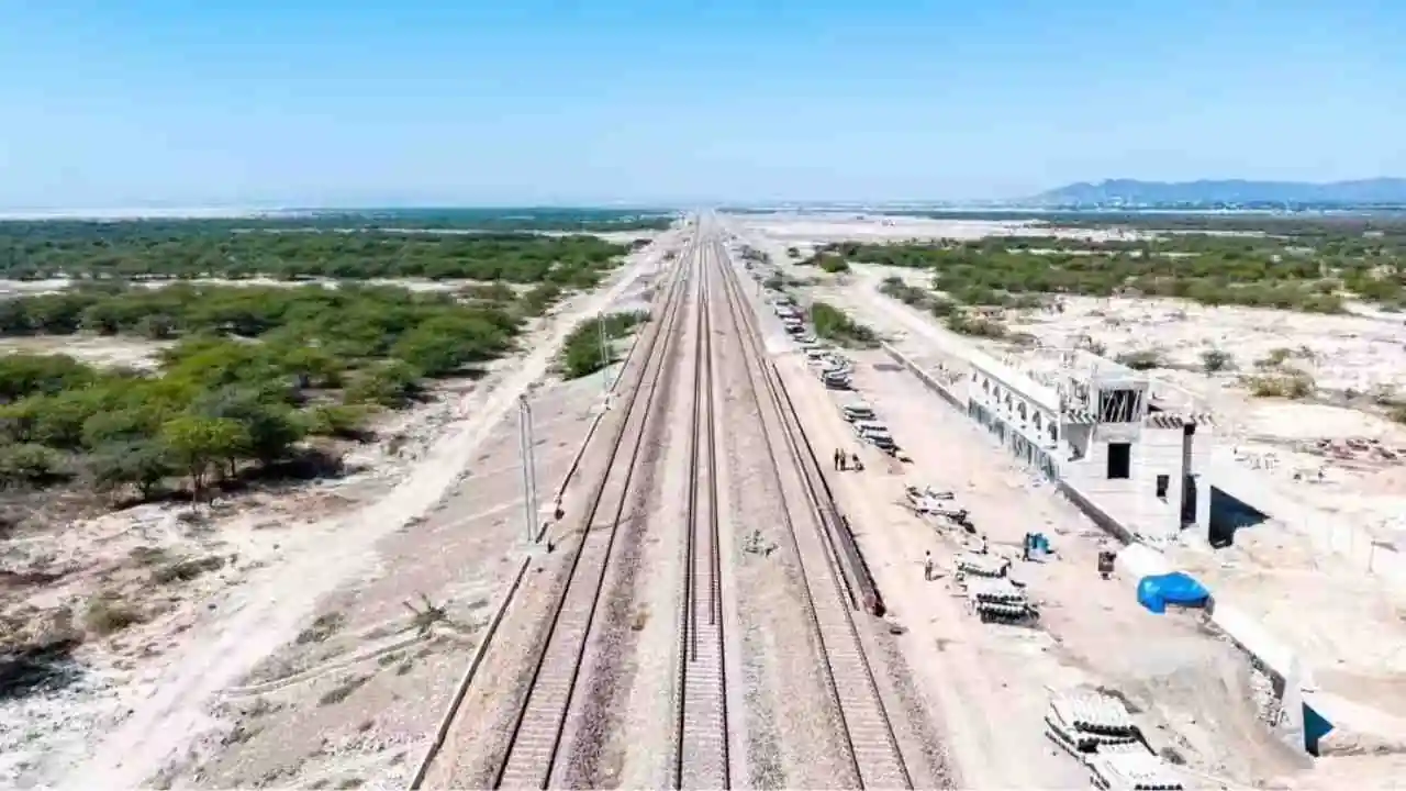 High speed rail track